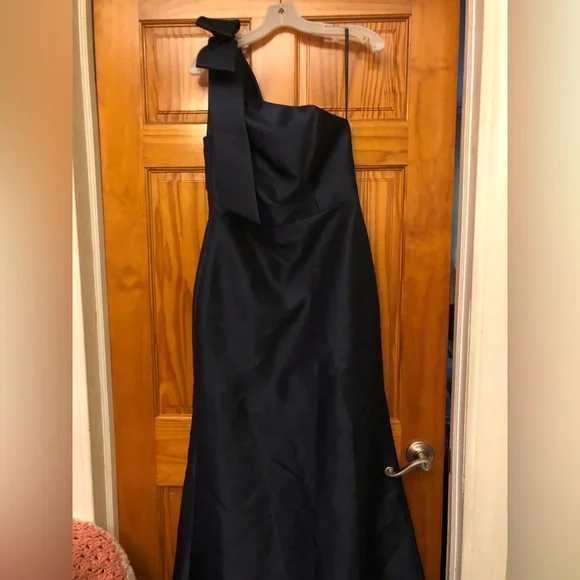 ALFRED SUNG Navy Maxi Dress - Picture 9 of 11